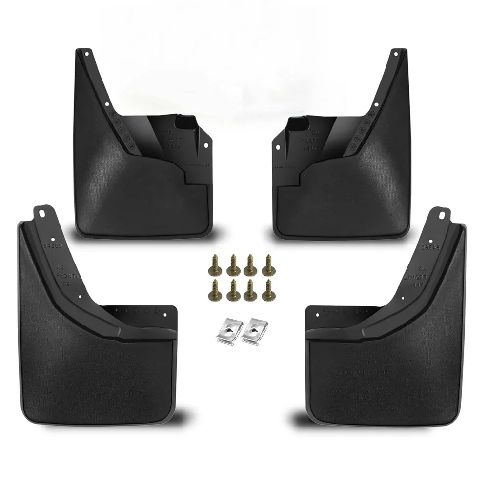 

Mud Flaps Fit For Hummer H3 2006-2010 (Not Fits H3T) Dedicated Mudguard For Four Seasons Universal Protection Front and Rear