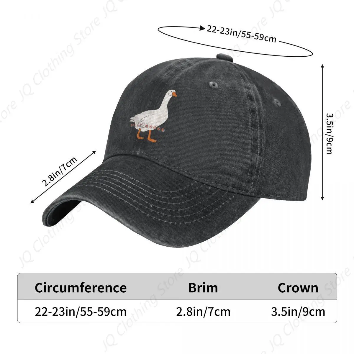 Silly Goose Casual Baseball Cap Cute Animal Outdoor Gym Trucker Hat Summer Wholesale Female Male Fashion Snapback Cap