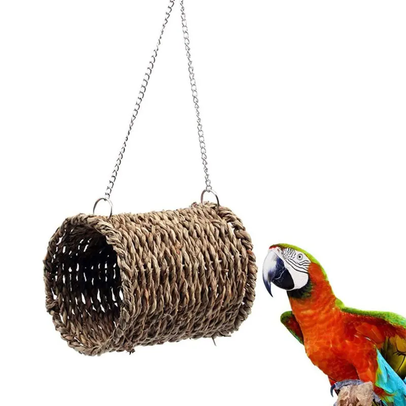 Bird\'s nest hammock, bird cage accessories, bird supplies, suspension bridge bird toys, parrot toys