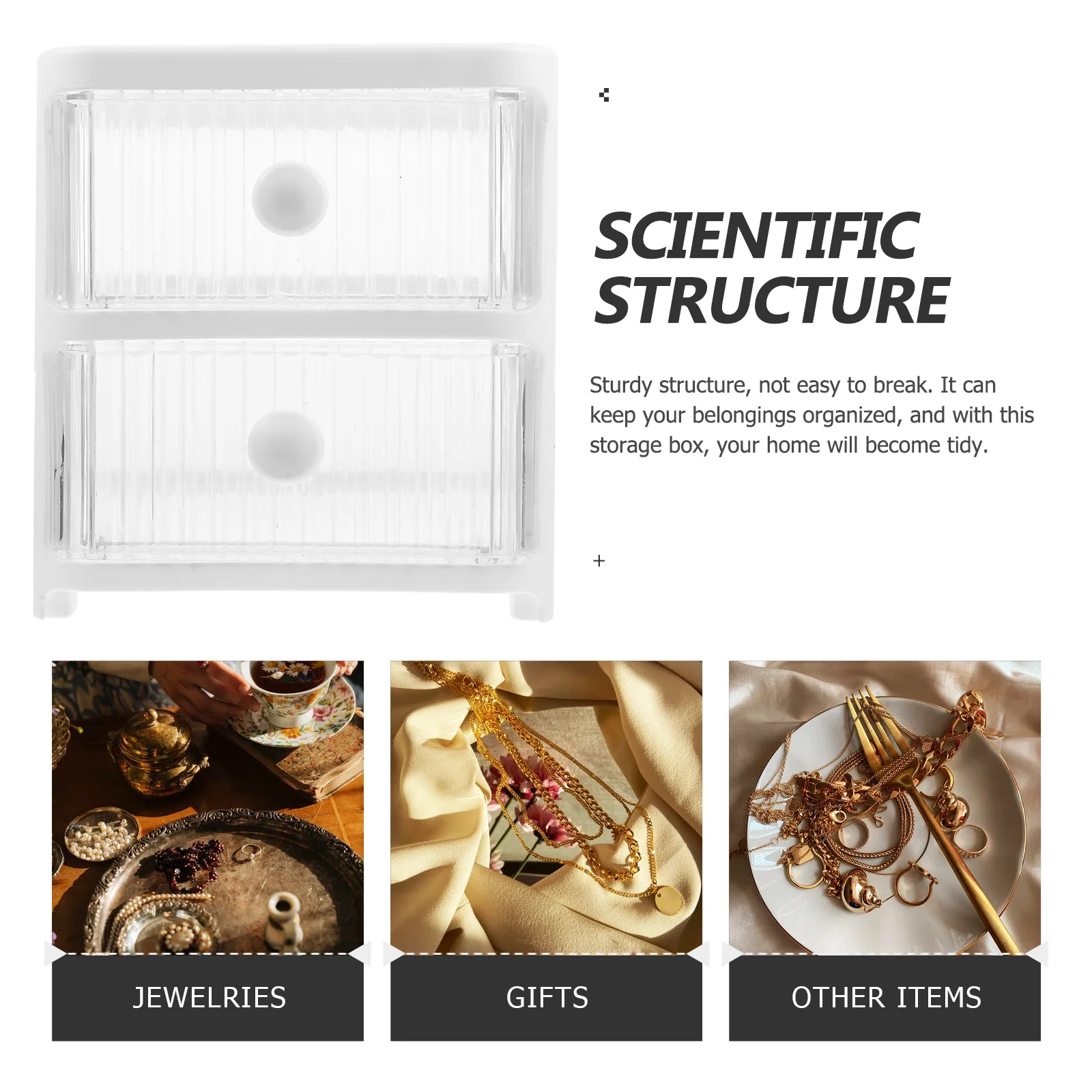 منظم سطح المكتب متعدد الطبقات نوع الدرج المنظم مخزن للمكياج صندوق أنيق ديكور المنزل تخزين سطح المكتب