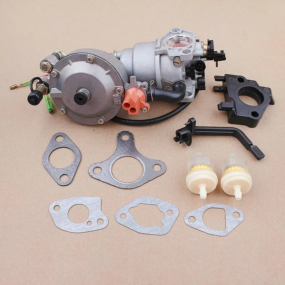 Imagem -04 - Carburador de Combustível Duplo Turn up Kit para Honda Motor Engine Generator Gx360 Gx390 Gx420 188f 190f 13hp 4.5kw 5.5kw