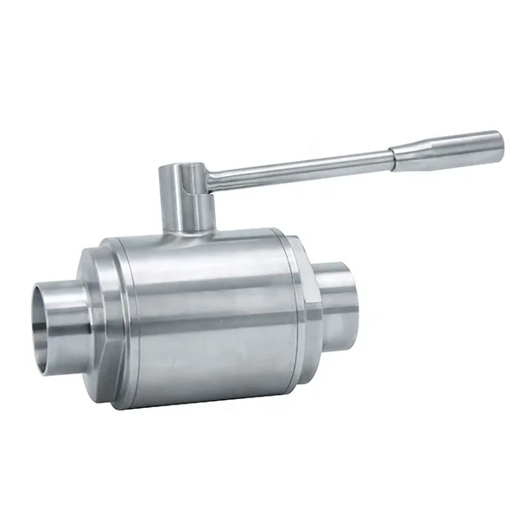 

Good Price DN40 40MM Sanitary Stainless Steel SS304 Manual Welded Straight Ball Valves with Stainless Steel Handle and PTFE Seal