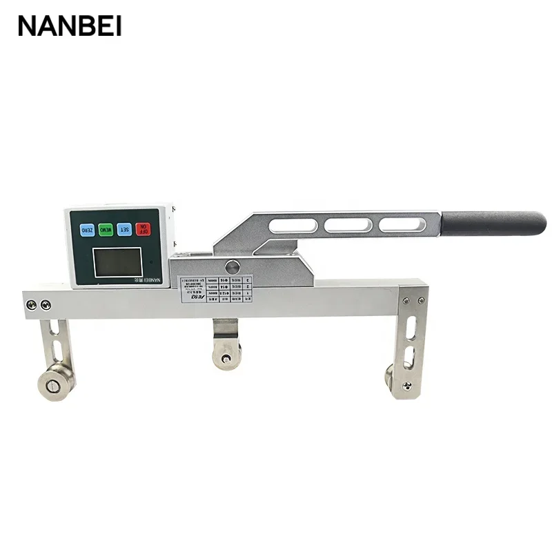 NANBEI Digital Cable Belt Cooper Steel Wire Rope Tension Meter Tester For High Speed Rail Industry