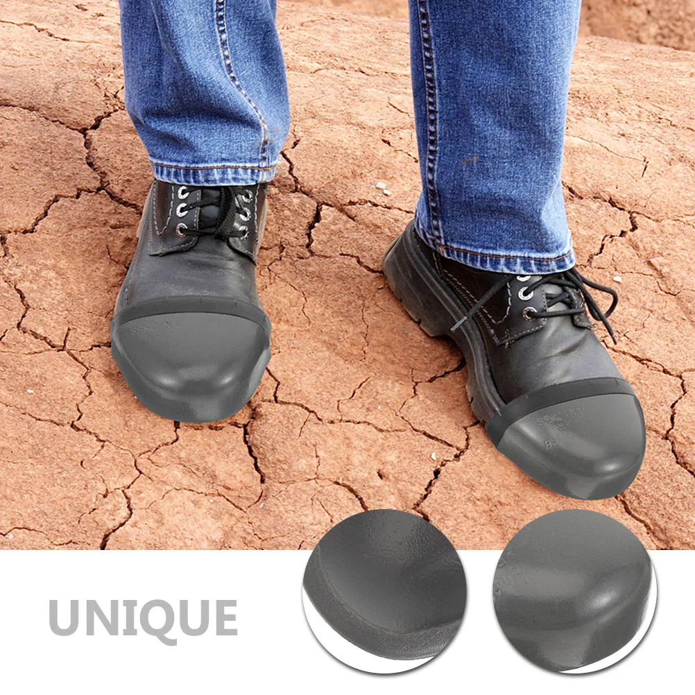 Inserções de dedo do pé de aço boné de proteção do trabalho sapatos de trabalho para homens capas protetoras aldult guarda palmilhas tênis
