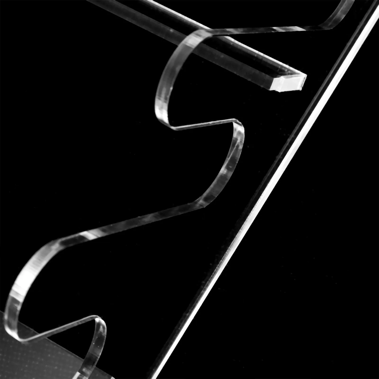 Acrylic Keyboard Display Stand Clear Transparent Keyboard Holder for Mechanical Gaming Keyboards Desktop Organizer Home Office