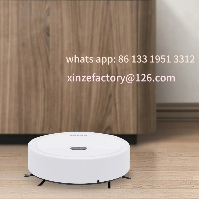 

Customizable White Intelligent Sweeping Robot Automatic Built-in battery Charging Multifunction Vacuum Wireless Floor Cleaner