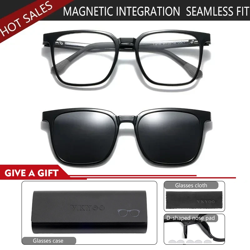 Vicky neu in Magnet clip auf optischen Myopie Brille für Männer Frauen polarisierte Sonnenbrille verschreibung pflicht ige Lesebrille tj2190 4