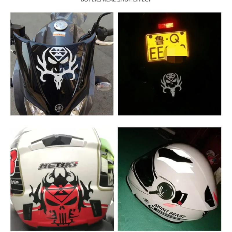 Electric Scooter Decorative Fuel Tank Decals For Honda Motorcycle Waterproof Decals Reflective Personality Stickers