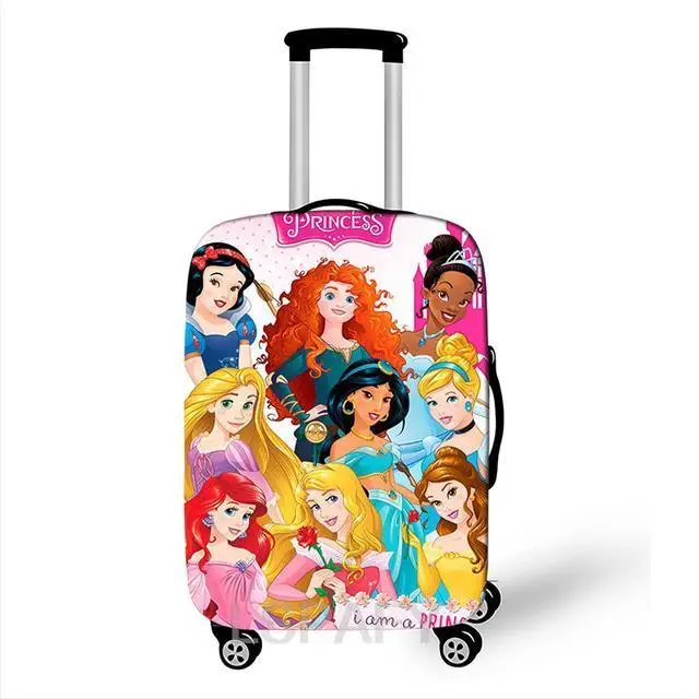 Disney Snow White Princess Luggage Cover Elastic Suitcase Protective Cover For Travel Bag Anti-Dust Protective Cover