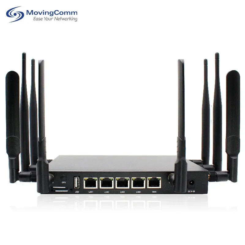 RTS Indoor Gigabit Industrial 5G Lte Routers Multi Sim Modem Wifi 4G Wireless Router With Serial Port