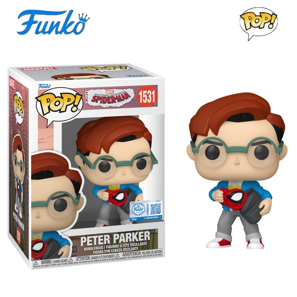 Spider-Man Peter Parker #1531 Action Figures Funko Pop Marvel 4.2inch Vinyl Figure Collectible Limited Edition Model Toy Gift - Image 7