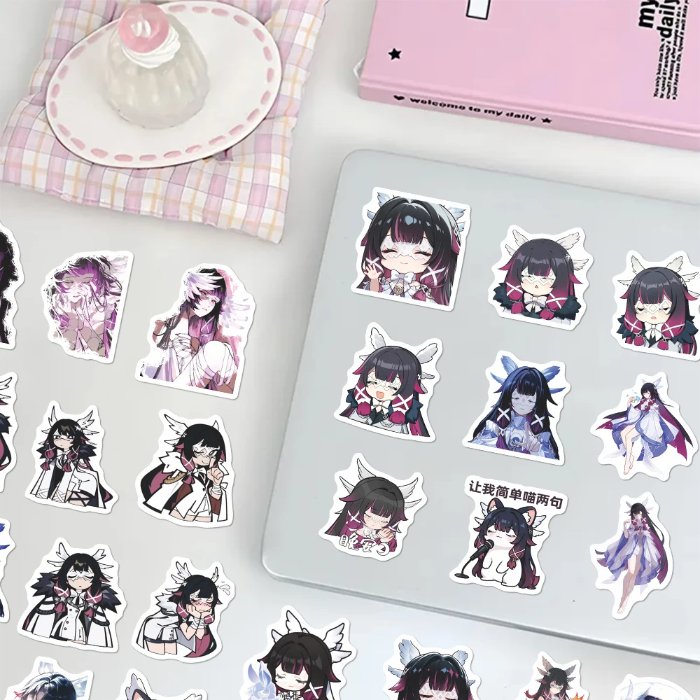 ملصقات نسخة Q للفتيات اللطيفة 26 قطعة من شارات الألبوم المصنوعة يدويًا لتخصيص دفتر الملاحظات البسيط #3