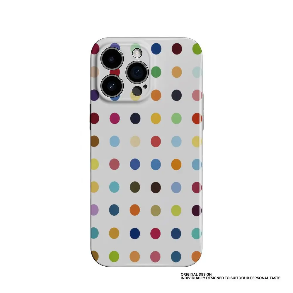 

Чехол для телефона Damien Hirst для Samsung S25 24 23 22, глянцевый HD с тонкими отверстиями, жидкая пленка, твердый корпус