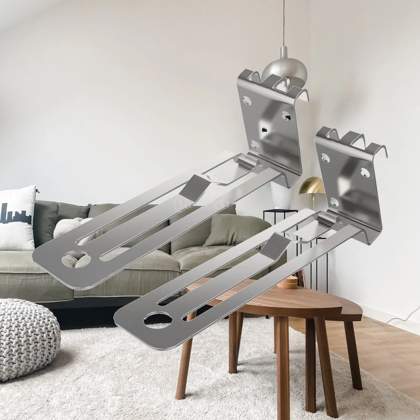 Siding Installation Tools Adjustable Stainless Steel Hanger and Gauge Lap Siding Clips for Quick and Accurate Board Fitting