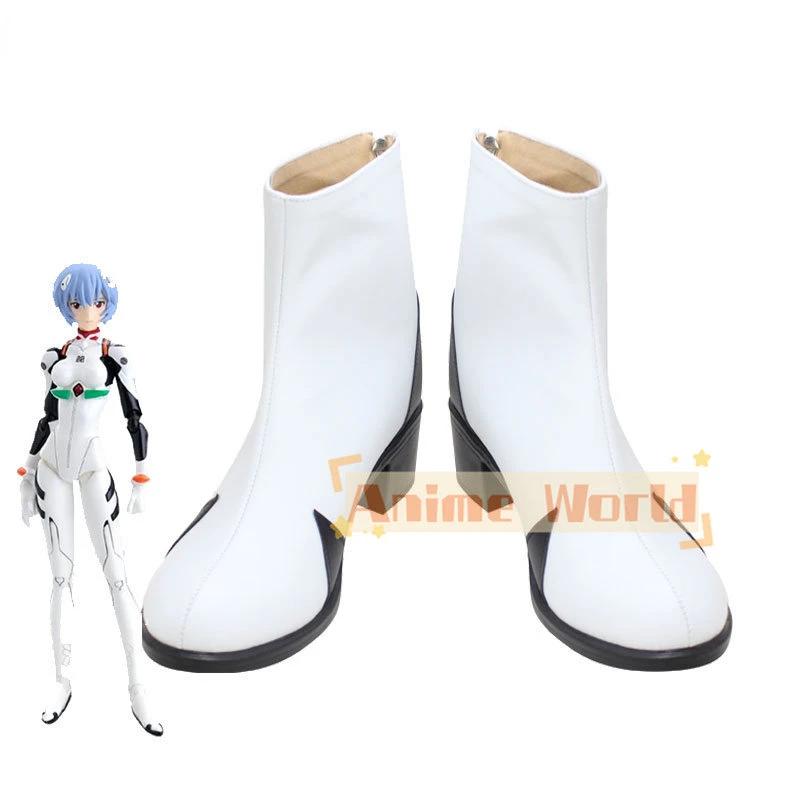 

Ayanami Rei Cosplay Shoes Cosplay Boots PU Leather Shoes Halloween Carnival Prop Custom Made