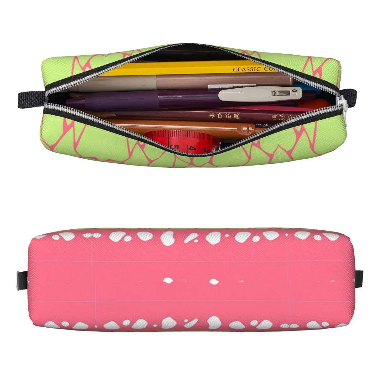 Demon Slayer Kanao Tsuyuri Pencil Cases Classic Pen Bag Student Big Capacity School Supplies Cosmetic Pencil Pouch