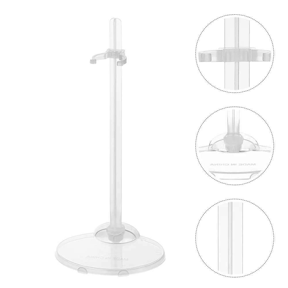 

6Pcs Clear Holders Display Racks Versatile Application Store Exhibition Event Showcase Stable Support No Tools Required