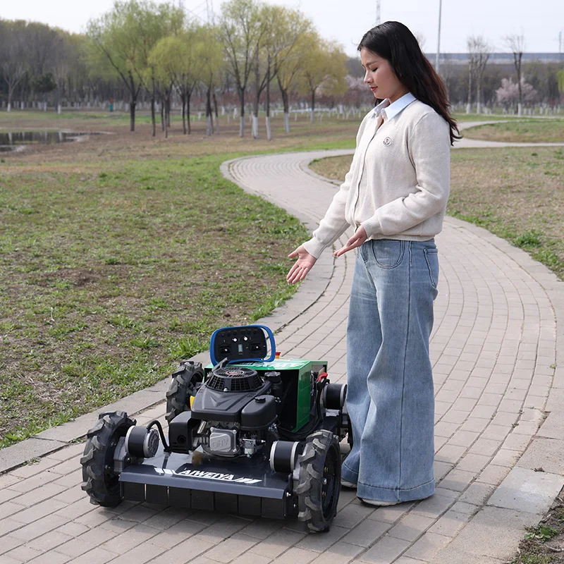 Customized Premium Remote Control Lawn Mower Self Propelled Lawn Mower Wheeled Lawn Mower For Backyard Lawn