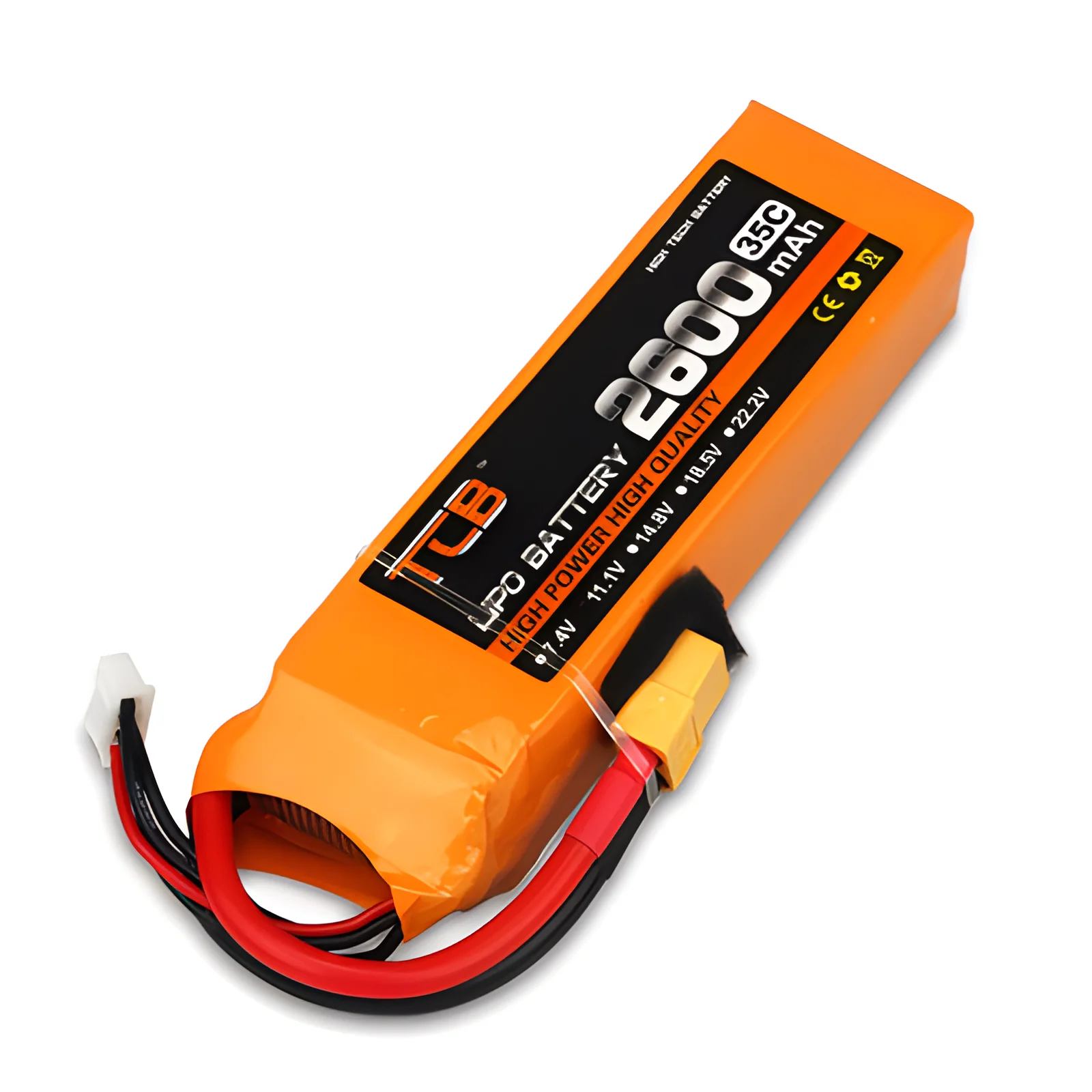 6S  LiPo Battery 2600mAh 22.2V 60C XT60 Li-Polymer Batteries For RC Drone Helicopter Air. plane Car Boat Aircraft Lithium