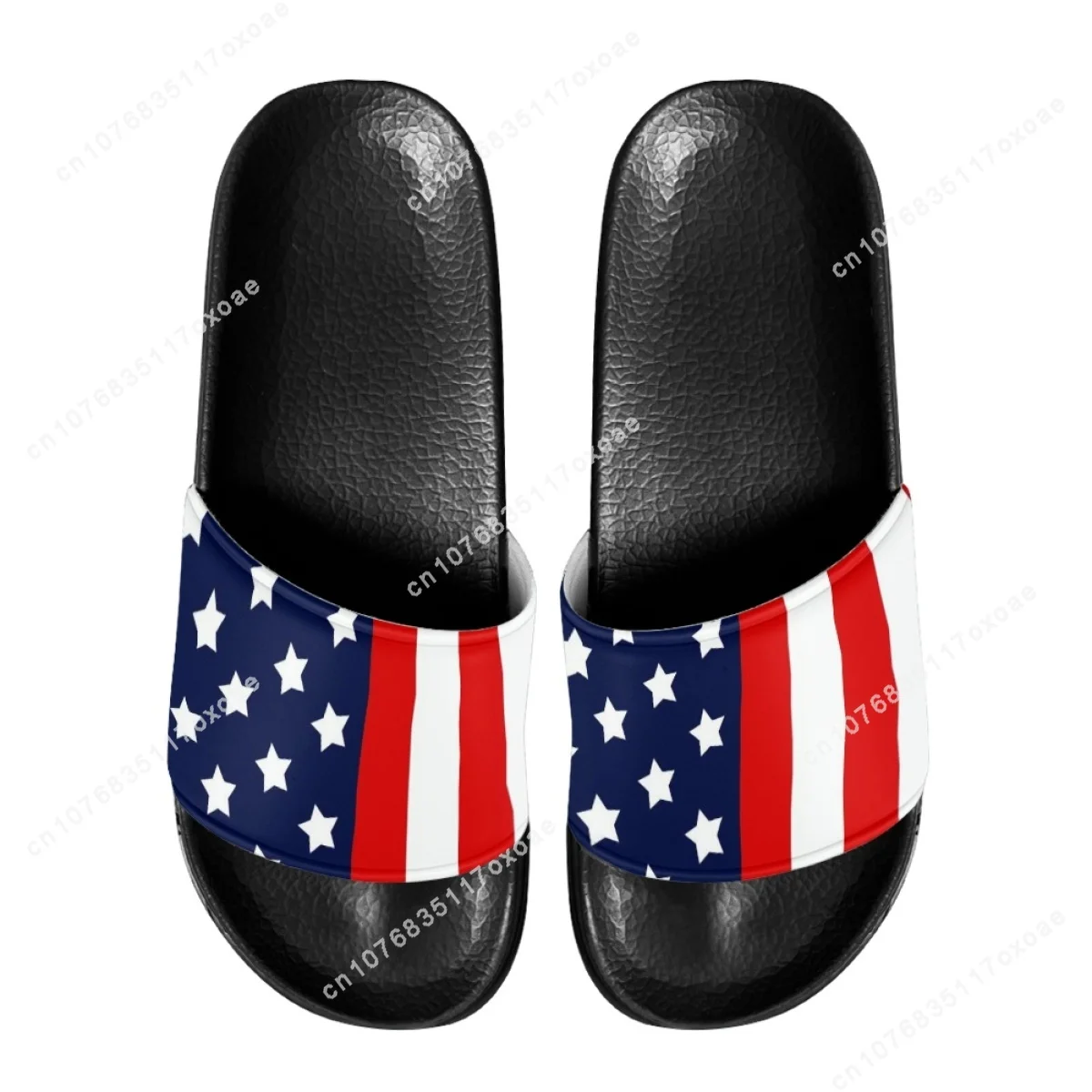 BELIDOME Luxury Designer American Flag Pattern Sandals Fashion Home Adult Comfortable Anti-Slip Slippers Cool Beach Slides Gift