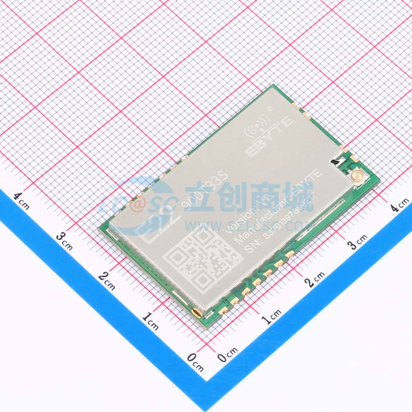 1pcs E22-900T33S SMD 40.5x25mm 868MHz 34dBm LoRa Wireless RF Transceiver Module