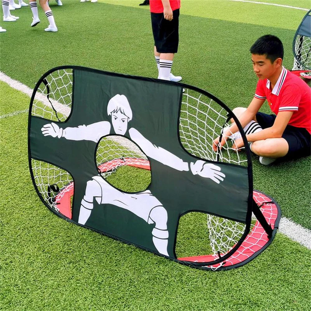 

Folding Soccer Goal Portable Training Goal Mini Children's Football Target Net Indoor Outdoor Movable Training Toy soccer ball