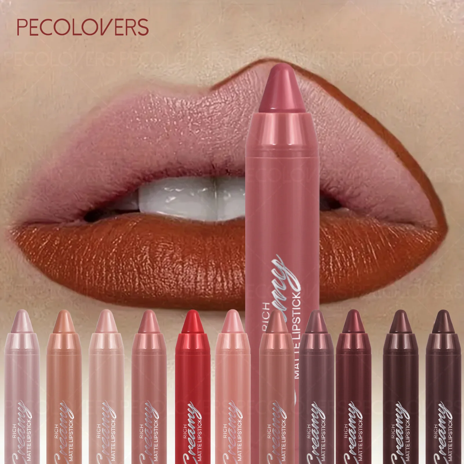 Colors Matte Lip Liner e rossetto, facili da applicare con precisione, impermeabili, a lunga durata, non appiccicosi, regali festivi perfetti