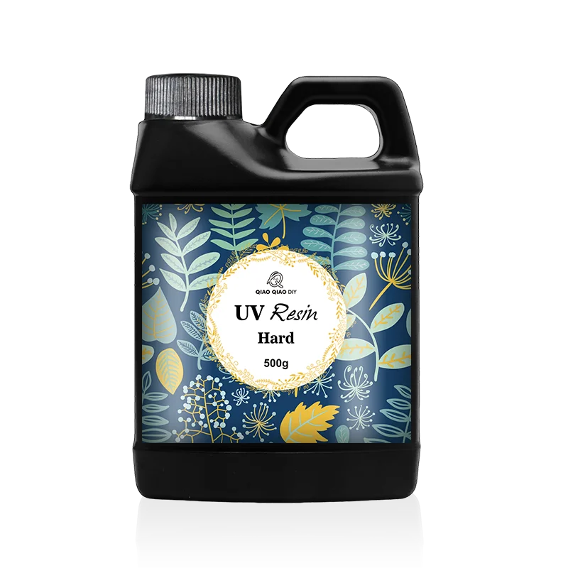 

UV Resin - 500g/17.64oz Upgraded High Transparency Crystal Hard UV Resin, Perfect for Crafts and DIY Jewelry Making
