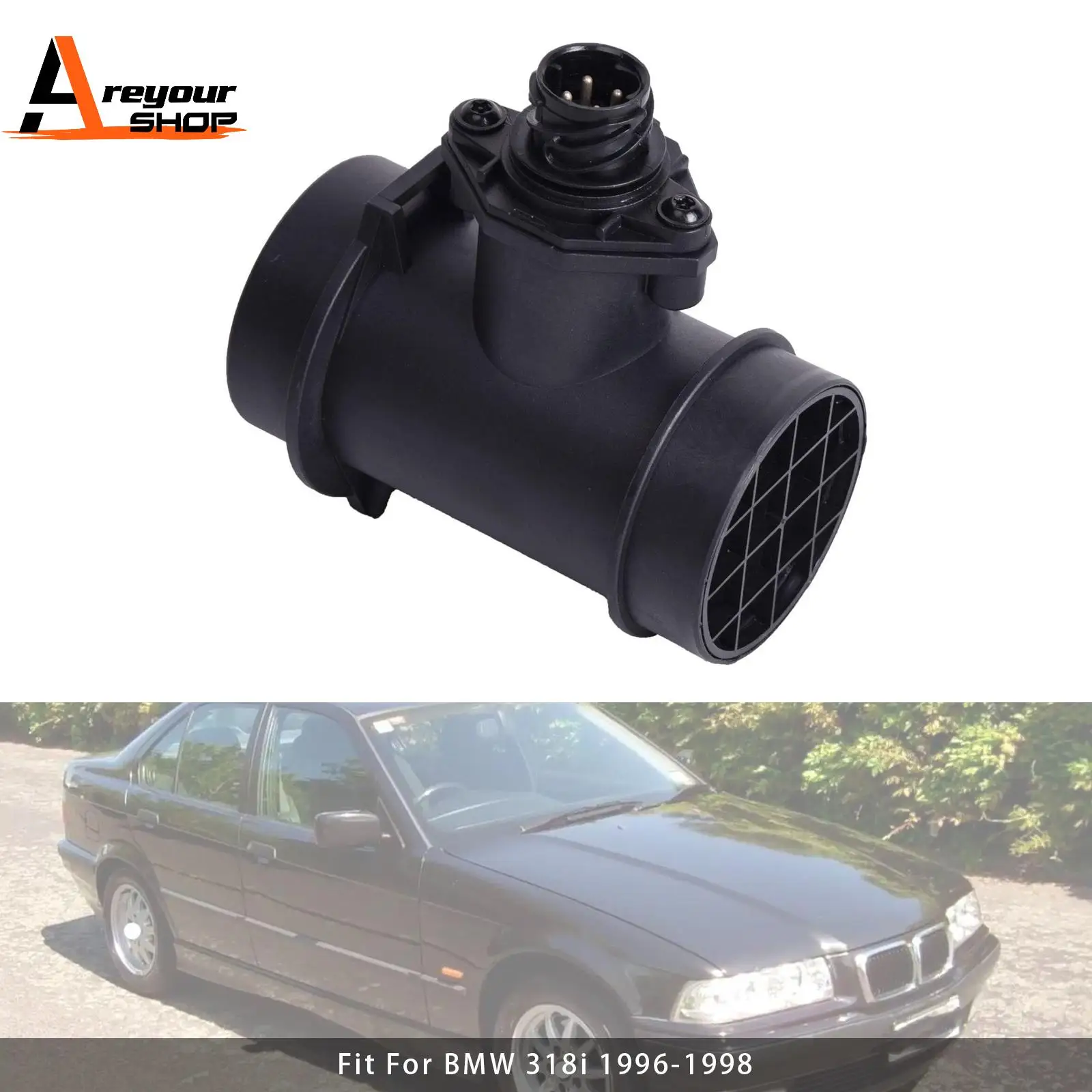 

Mass Air Flow Meter Sensor for BMW 318i 318ti 750iL 850Ci Z3 0280217110