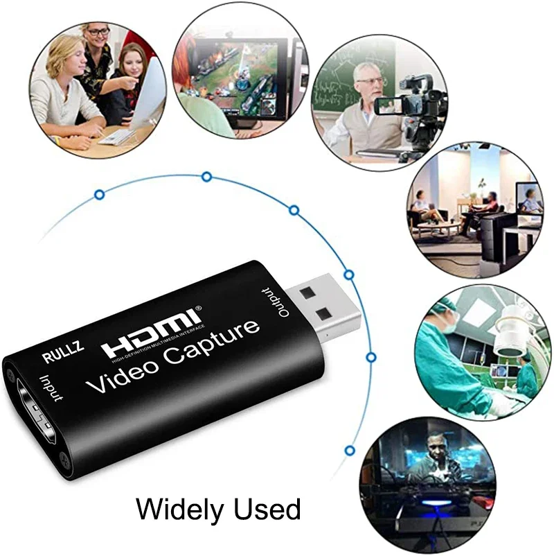 

4K 30HZ To 1080P USB 2.0 Video Capture Card for PS4 Camera Phone Game Laptop Computer PC Live Streaming Broadcast Recording Box