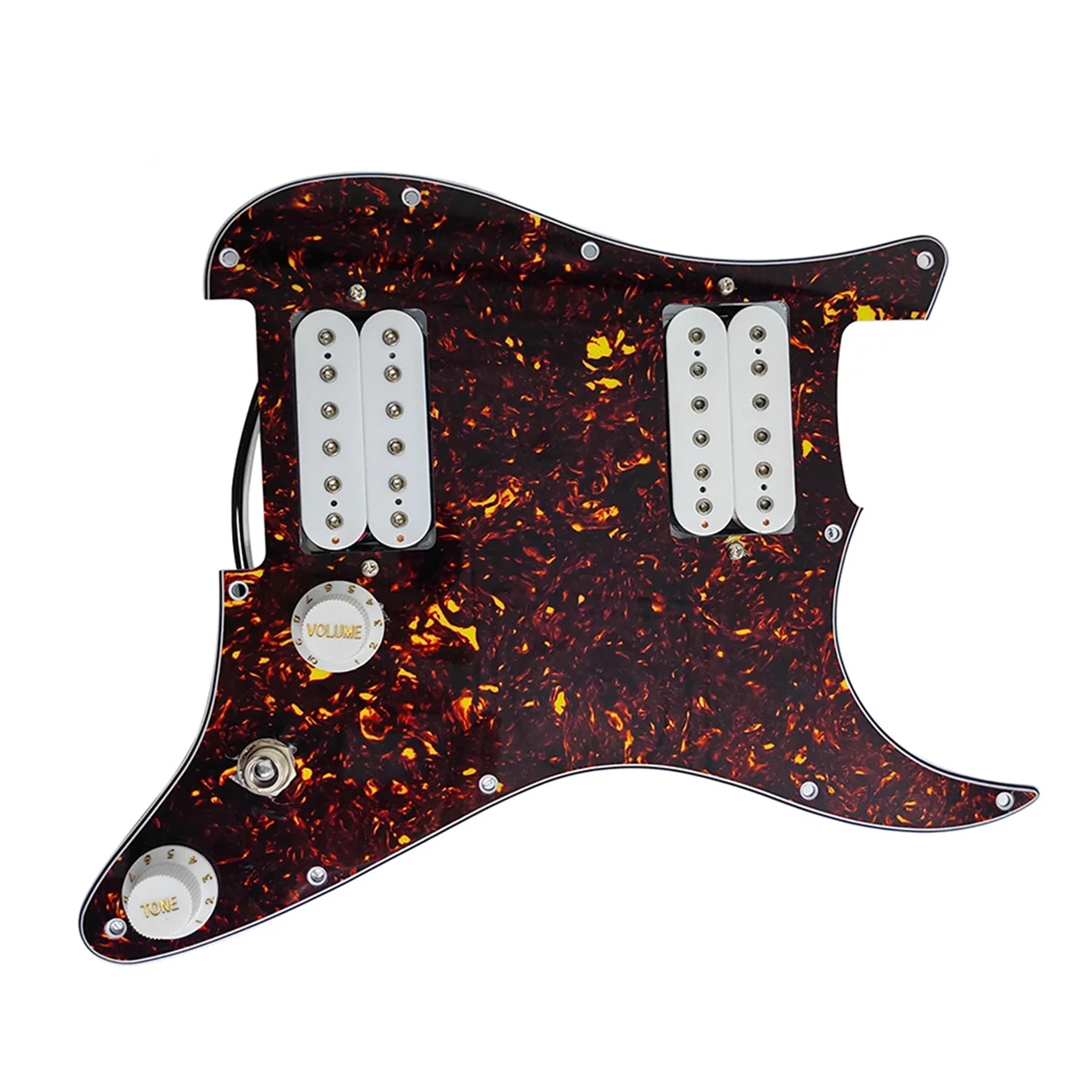 

X40A_For ST Guitar HH Набор предварительно подключенных бесшумных переключателей катушки