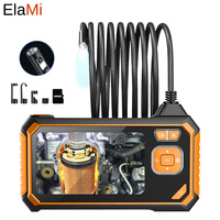 1080P Industrial Endoscope 4.3 Inch IPS Screen Camera 8mm Dual Lens Rigid Borescope For Car Engine Sewer Inspection