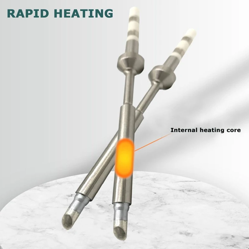 A74E-5PCS سبيكة لحام نصائح ، سلسلة TS100 التدفئة السريعة استبدال تلميح ل Pinecil TS100 TS101 سبيكة لحام