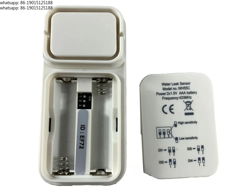 

Многоканальный беспроводной датчик обнаружения утечек воды WH55