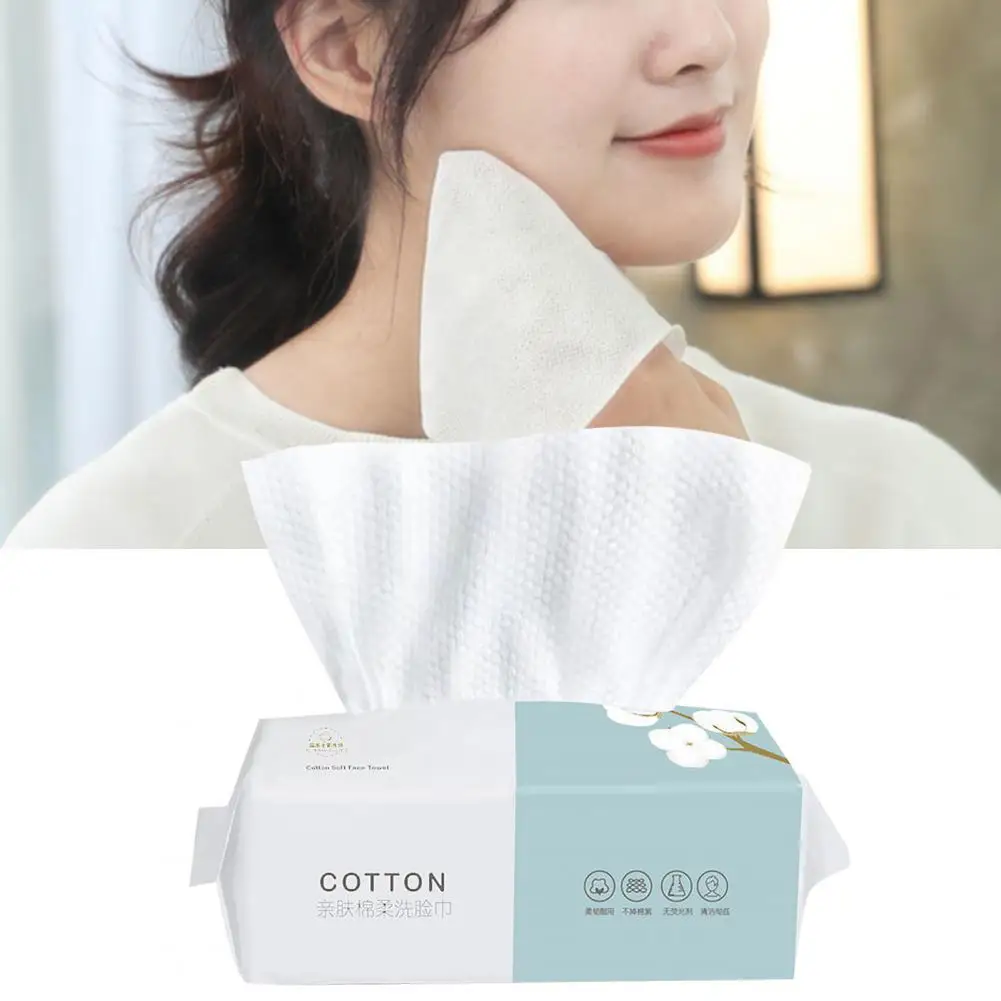 1 Bag Cleansing Towel Useful Breathable Face Towel Makeup Cotton Facial Cleansing Tissue for Home