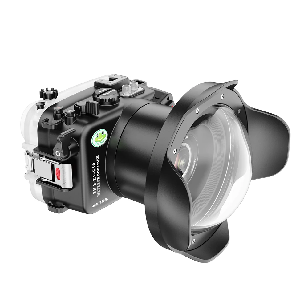 Seafrogs ダイビングカメラハウジングソニー ZV-E10 防水カメラケース
