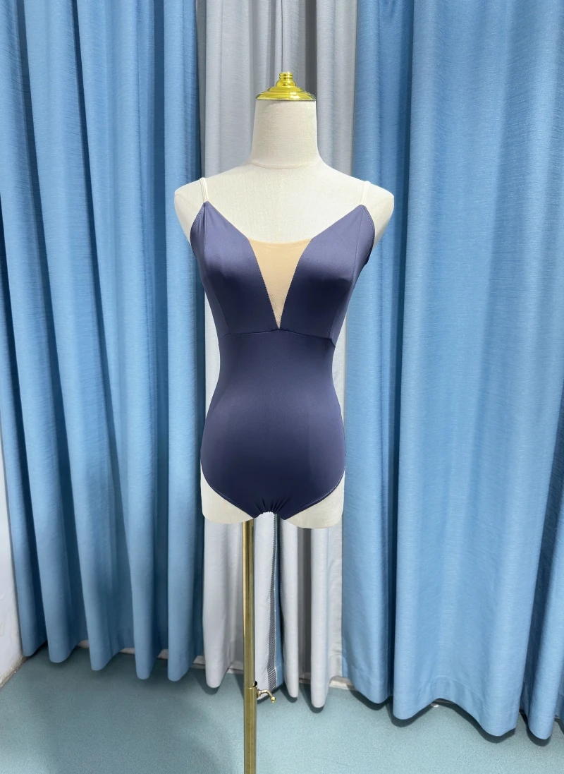 Ballett Overall Frauen hochwertige Tanz Trikot Erwachsenen ärmellose Ballett Tanz Praxis Anzug neue Yoga-Kleidung – Detail 8