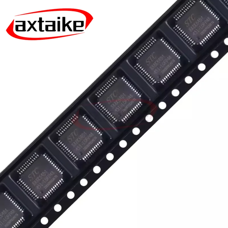 5PCS STC STC8A8K64D4 STC8A8K64D4-45I-LQFP48 8A8K64D4 1T 8051 Microprocessor Microcontroller MCU IC Chip Brand New Authentic