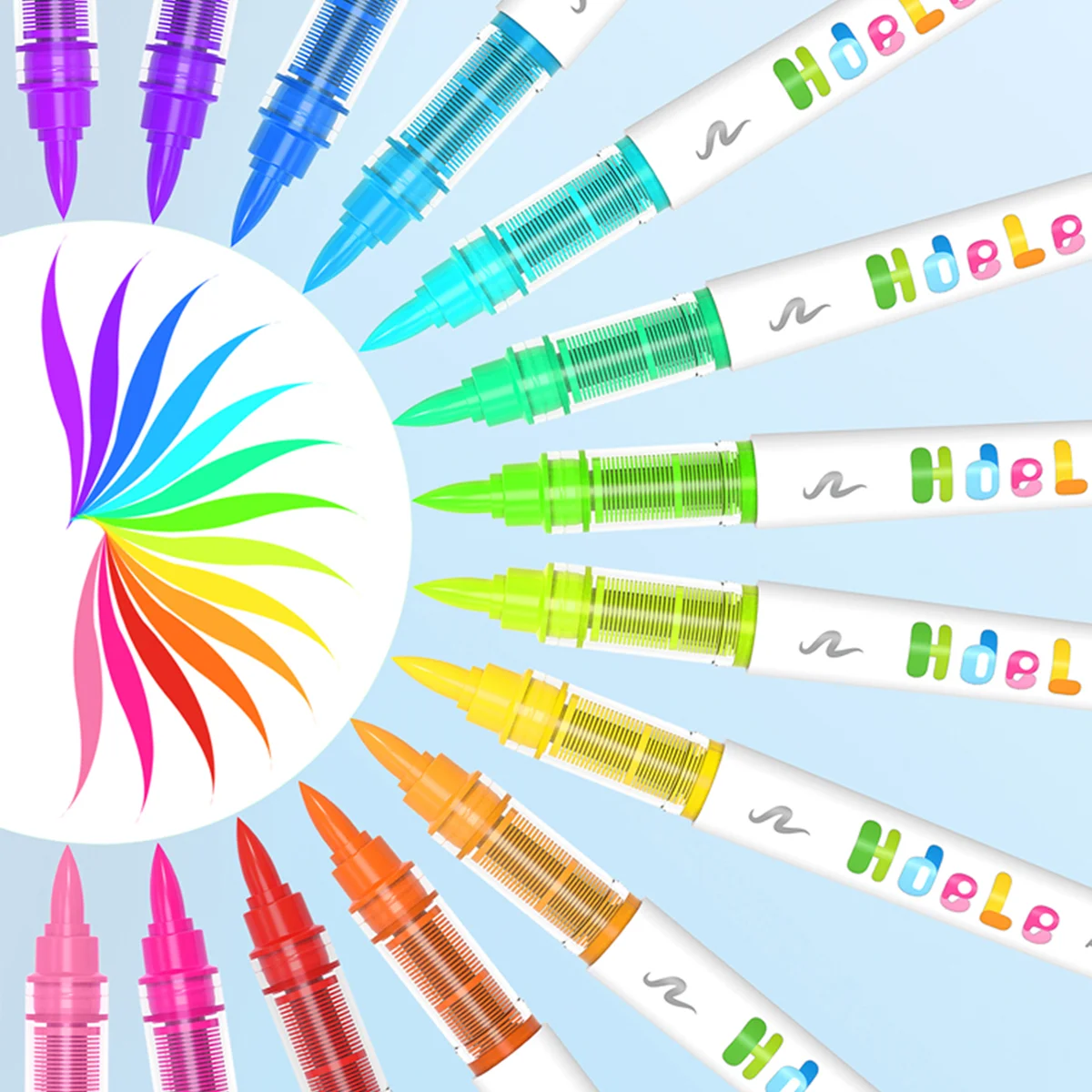 مجموعة أقلام تحديد أكريليك 72/120 قطعة/صندوق، قلم ألوان مائية بتصميم مبتكر ناعم، أساسيات رسم جرافيتي فنية جميلة للمدرسة