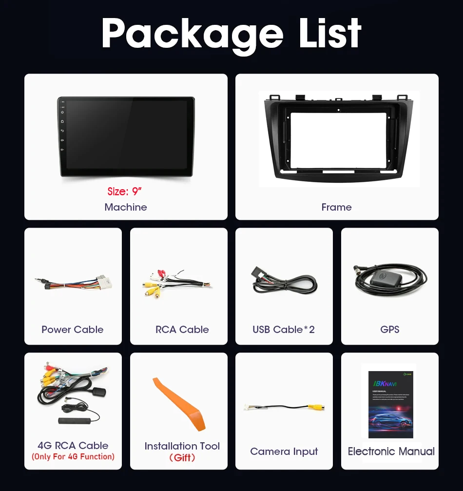 Car Radio Multimedia Carplay Video GPS For Mazda 3 BL 2009 - 2013 Android 13 Stereo Navigation Player Screen