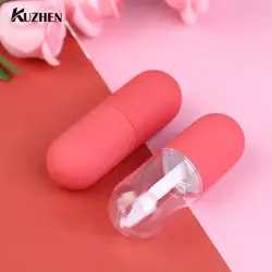 4.5ML Lip Gloss Capsule Tube Mini Cute Portable Capsule Lipstick Bottles Refillable Transparent Gloss Lip Oil Wand Tube