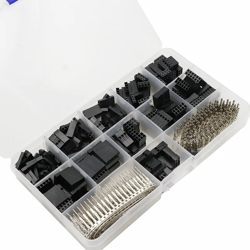 620pcs 2.54mmDuPont Jumper Connector Shell with Terminal Kit