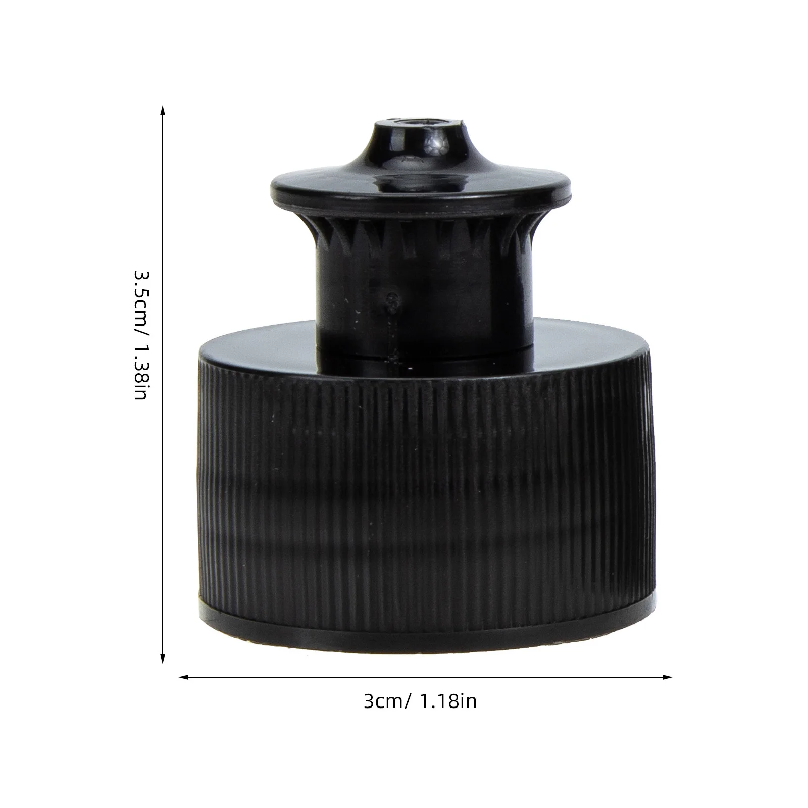 20個の手引きミネラルウォーターボトルキャップ 内径28mm 再利用可能なシール付きスポーツボトル用蓋 プッシュプル付き