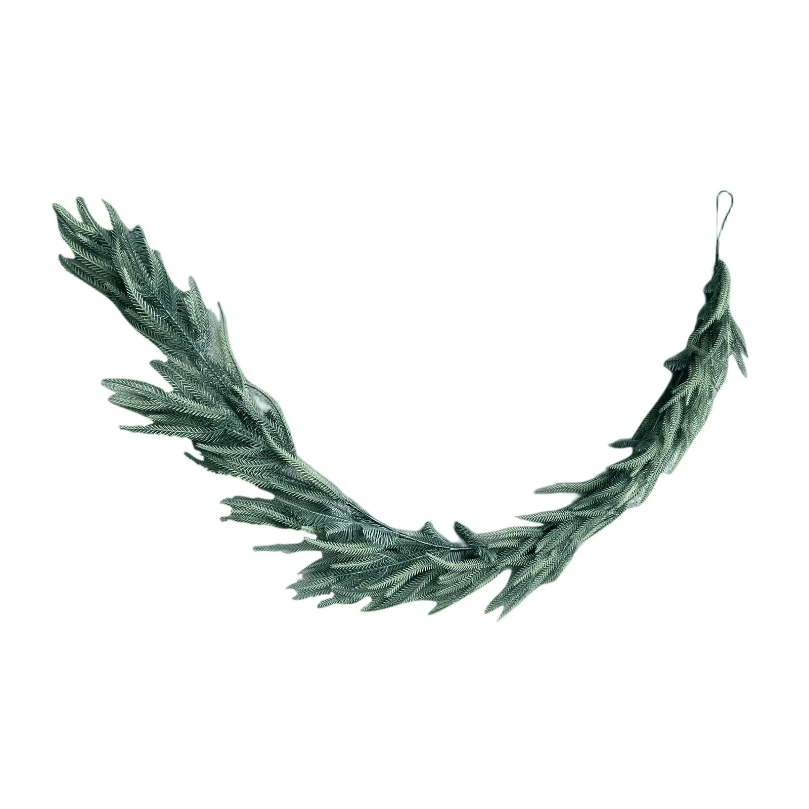 4.9/6/8ft Artificial Norfolk , Real Winter Green Artificial Garland Mantle Wall Indoor Outdoor Christmas Decor 2025 Party