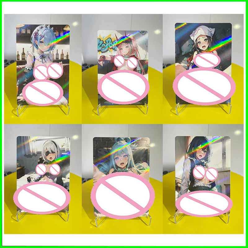 

Collectible Cards Boy Game Toys Board Game Birthday Gift DIY Anime Pilaf Kakarotto Ball Deoxys Nahida Premium Glitter Cards 20PC