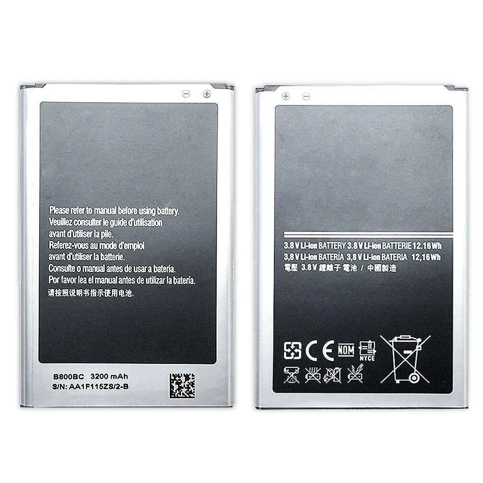 

B800BC B800BU B800BE Аккумулятор 3200 мАч для Samsung Galaxy Note 3 Note3 SM N900 N9002 N9005 N900A N900F N900M Аккумуляторы