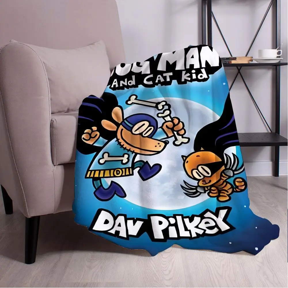 

Mr. Dog and Friends Throw Blanket Aesthetic Art Flannel Blanket Portable Home Travel Camping Sofa Picnic Thickening Flannel Bla