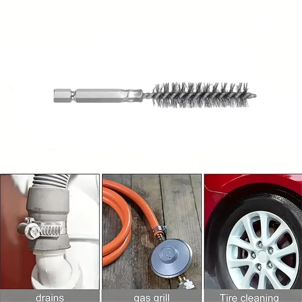 Wire Tube Machinery Cleaning Brush Rust Cleaner Washing Polishing Tools For Automotive Manufacturing Processing Industry