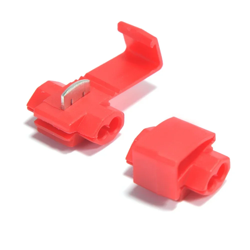 10/50pcs Wire Connector Electric Quick Splice Terminals Crimp Non Destructive  AWG 22-10 Wire Connector Connector Clamp