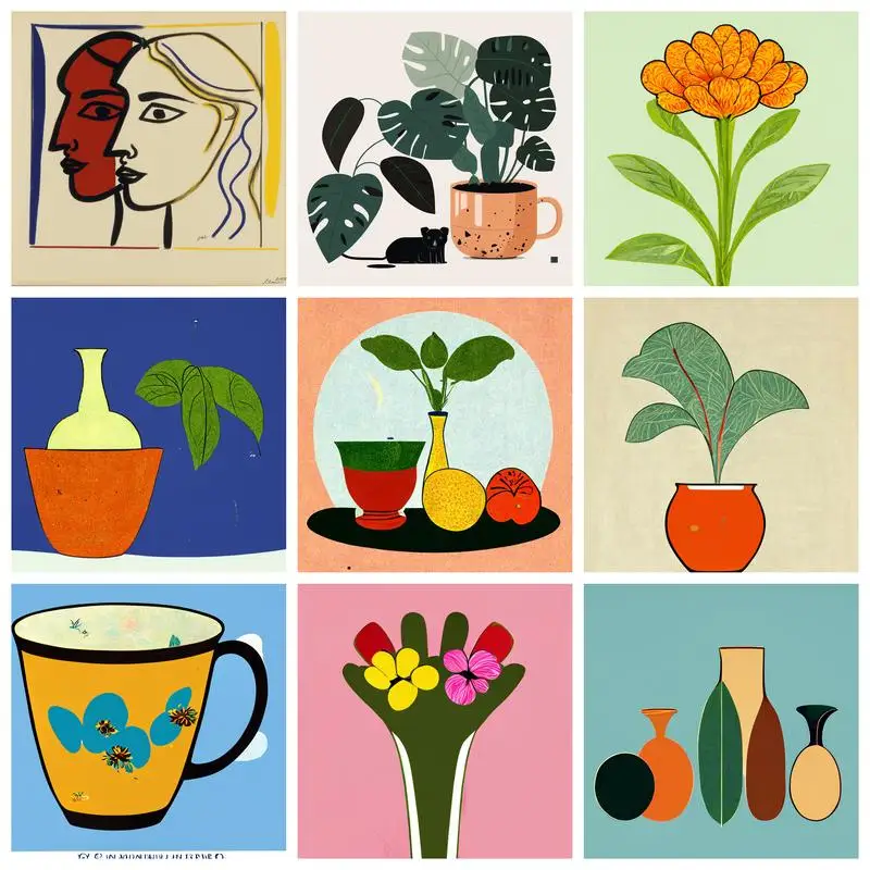 

GATYZTORY ﻿DIY Paint By Number Cartoon Vase HandPainted Painting Art Gift Pictures By Numbers Kits Drawing On Canvas Home Decor